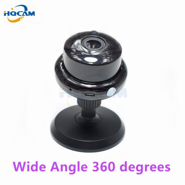 

wide-angle panoramic mini wireless camera wifi two-way voice indoor ir-cut night vision home security ip wi-fi cameras