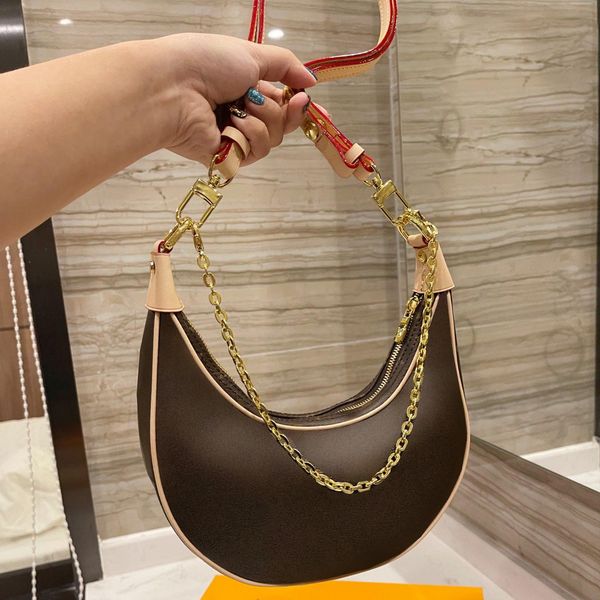 

designer bags cross body tote shoulder bag handbags purse crossbody totes fashion high-end gold chain genuine leather with original box diff, Black;red