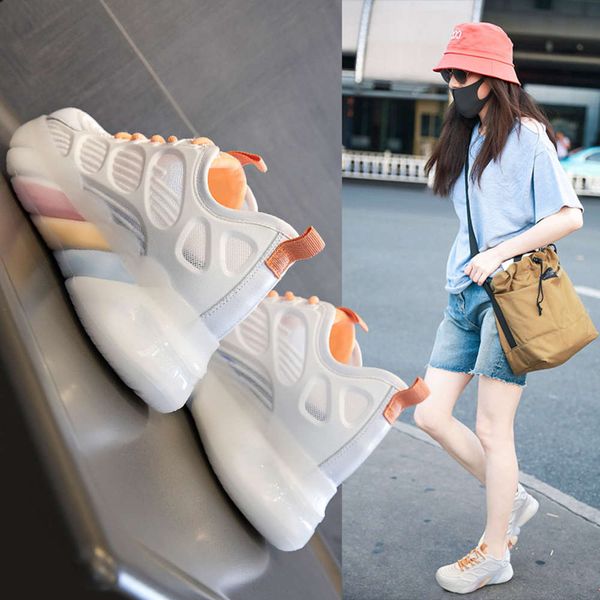 

summer low leisure inner heightening women's sho leather daddy breathable autumn mh small white ribbon student baotou, Black