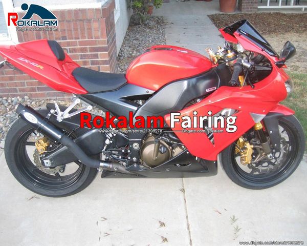 

for kawasaki ninja zx-10r zx 10r zx10r 2004 2005 red motobike body sportbike fairing set motorcycle fairings (injection molding)