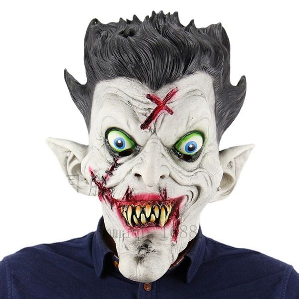 

horror zombie mask mr. full head halloween haunted house dance props latex scary