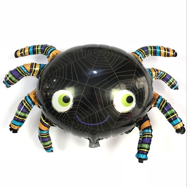 

new arrival spider foil aluminum film carnival halloween cartoon toy decorative balloon