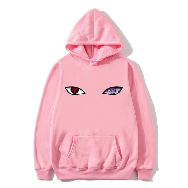 

men's hoodies & sweatshirts 2021 arrival harajuku anime uchiha printing pullover sweatshirt hip hop streetwear student, Black