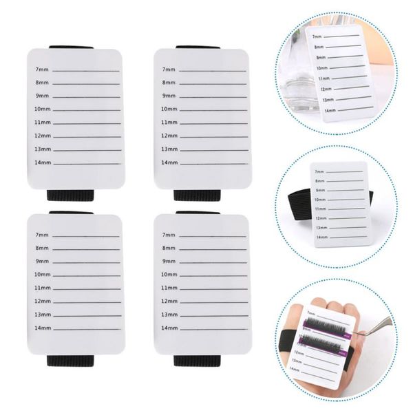 

false eyelashes 4pcs eyelash display board portable acrylic stand plate