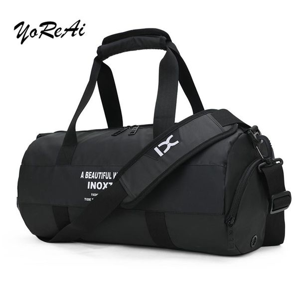 

duffel bags yoreai gym bag pack casual sports men training tas for shoes lady fitness yoga travel luggage shoulder black sport handbags