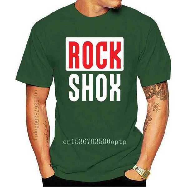 New ROCK SHOX Moutain MTB Bikeing Bicicletta T-shirt nera da uomo Taglia S-5XL T-shirt da uomo Prezzo più basso 100% cotone G1217