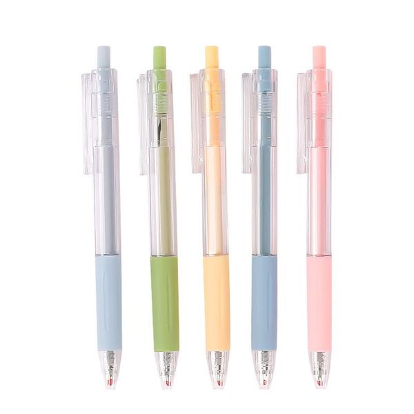 

gel pens cute solid color pen stationary kawaii school supplies ink office suppliers kids gift