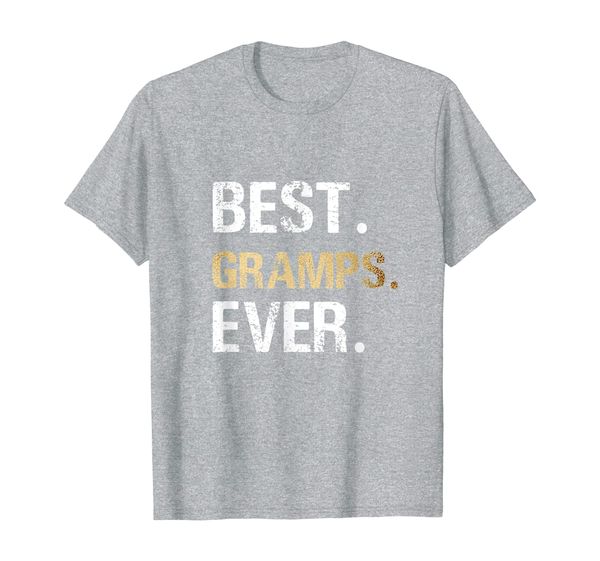 

mens gramps gift from granddaughter grandson t-shirt, White;black