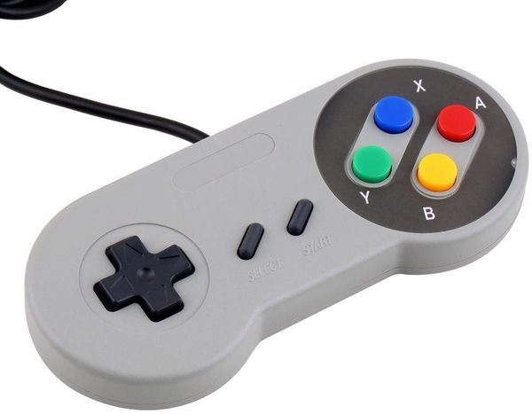 

game controllers & joysticks 2021 retro wired usb controller gaming joypad joystick for snes style pc window 7/8/10 gamepad mac