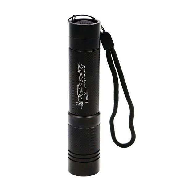 

aluminum alloy t6 glare diving portable charging led light waterproof small night lighting #4j19 flashlights torches