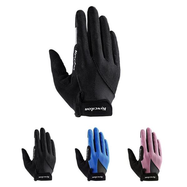 

outdoor cycling gloves touch screen sports riding mtb bike bicycle mitten, Black