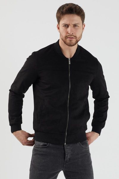 

men's vests gavazzi male black nubuck college jacket, Black;white