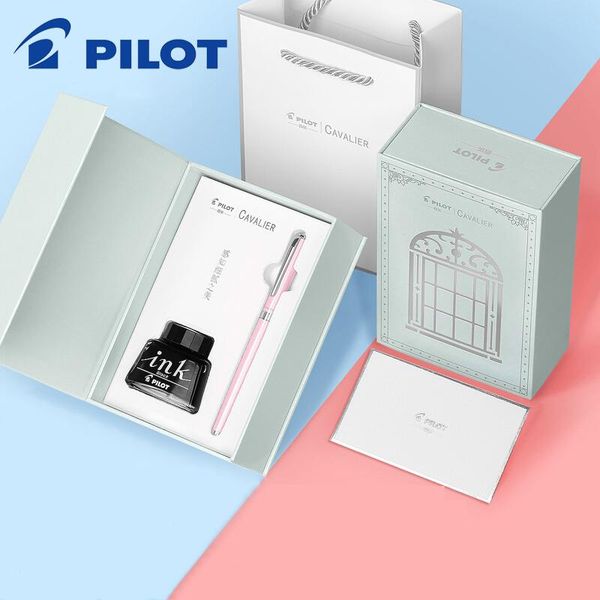 

knight fountain pen and ink gift set fcan-3sr pure color marble metal fine penwith absorber pens