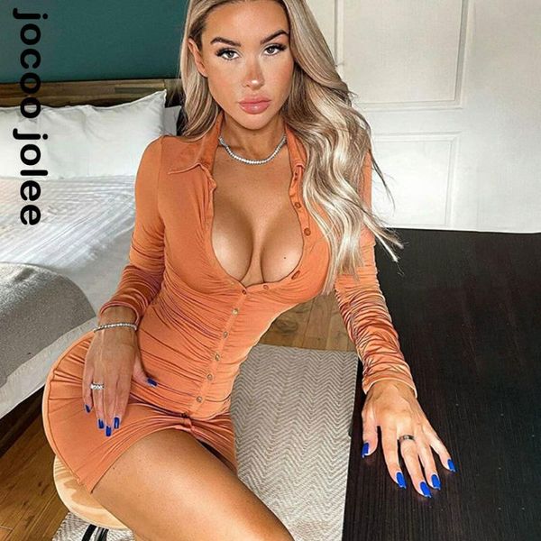 

casual dresses women elegant slim shirt dress long sleeve solid causal fashion lapel pleat female chic turn down collar bodycon, Black;gray