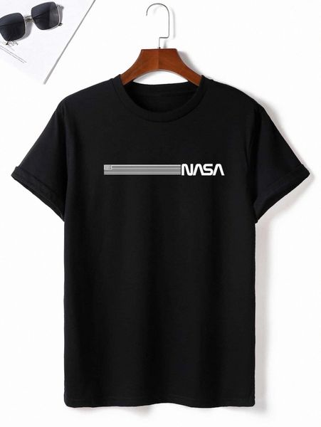 

men striped and letter graphic tee p5bo#, White;black