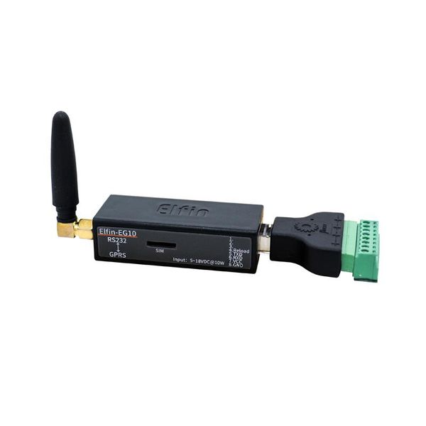 

smart home control smallest elfin-eg10 serial port device connect to network modbus tpc ip function rj45 rs232 gsm gprs server