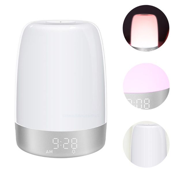 

other clocks & accessories touch night light wake timing alarm bedside led
