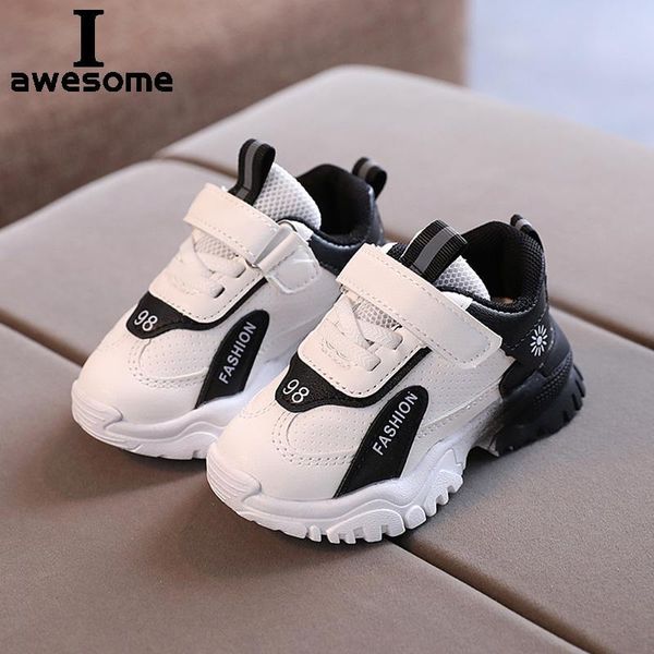 

athletic & outdoor size 21-35 children damping casual sport sneakers boys wear-resistant girls lightweight shoes baby shoe mesh breathable, Black
