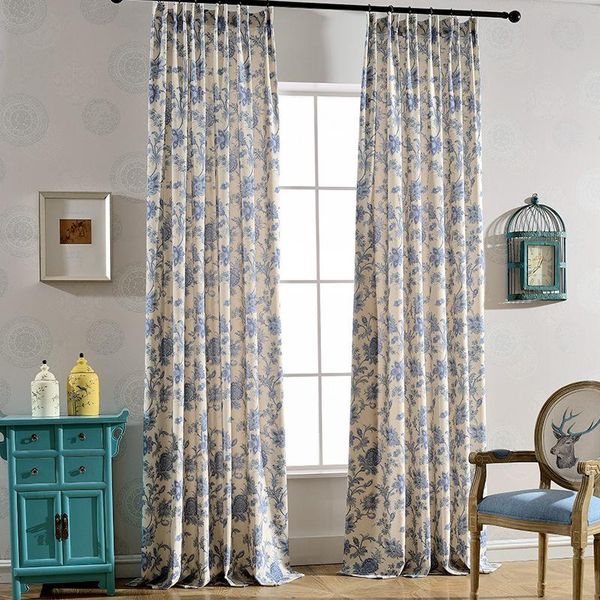 

curtain & drapes [datang tsing yi]curtain for living room bedroom curtains modern minimalist feel good delicate cotton printed