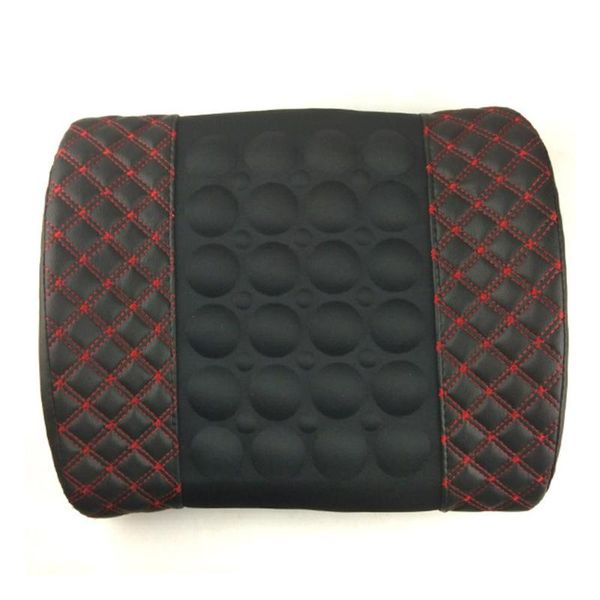 

seat cushions 12v electric car massage lumbar pillow back relaxation waist support cushion
