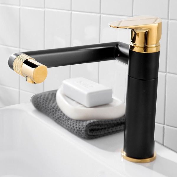 

bathroom basin faucet copper vessel sink tap 360 degree rotation swivel arm cold water mixer single handle washbasin faucets
