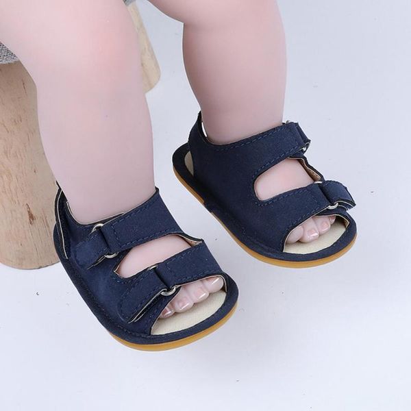 

sandals 1pair adorable baby shoes comfortable fine workmanship safe anti-slip breathable faux leather born crib for summer, Black;red