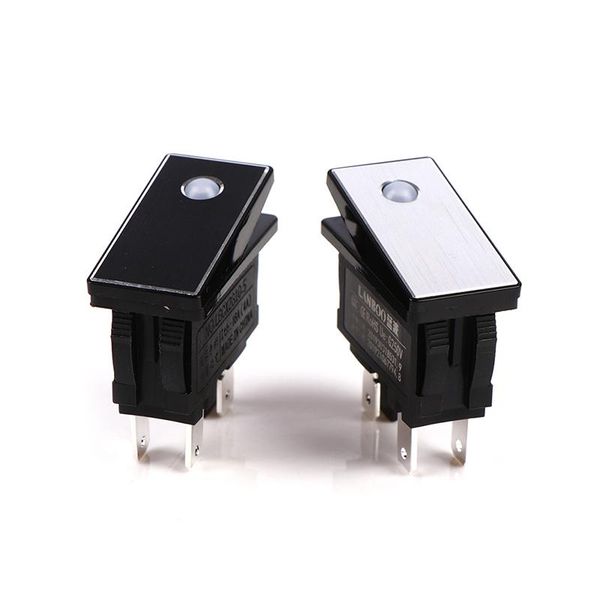 

smart home control 1pc kcd4 kcd3 metal square waterproof rocker switch 20a 16amp current push button