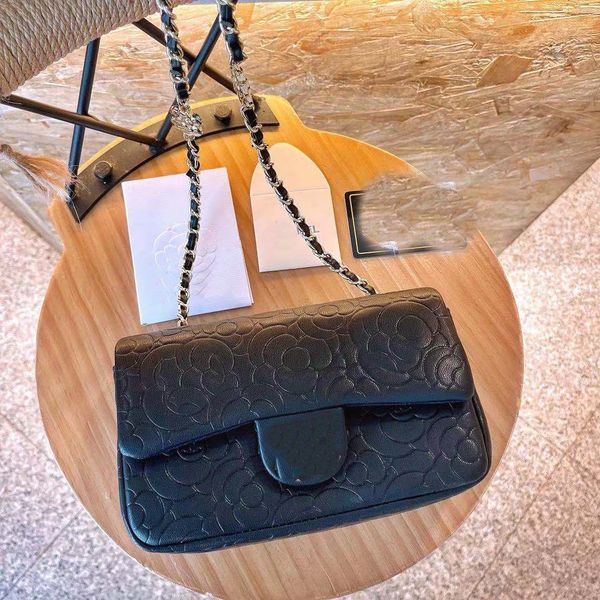

luxury designer fashion ladies shoulder bag camellia classic square chain wallet