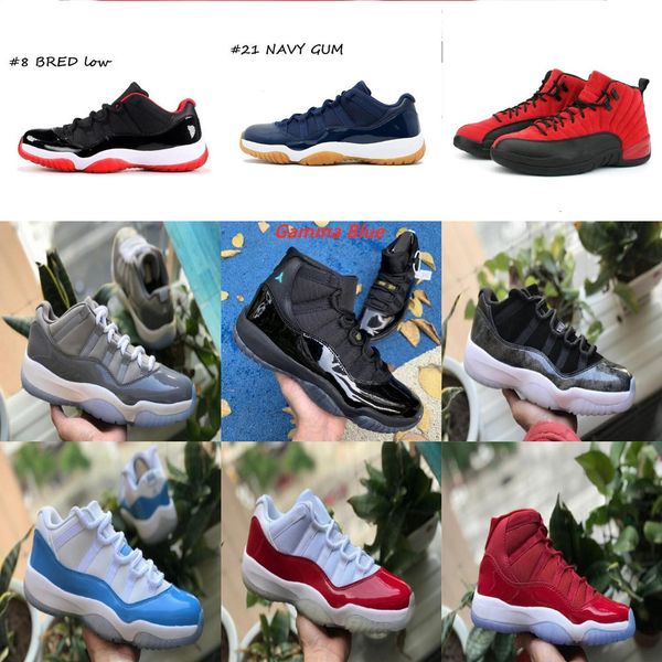 

2021 11 bred 11s mens basketball shoes sneakers 11 45 platinum tint gamma blue black white xi discount shoes 11oj21
