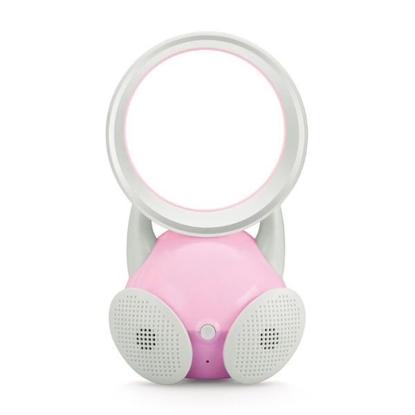 

cute cartoon bladeless quiet mini fan portable deskair coolers usb charging smart personal cooling tool for summer electric fans