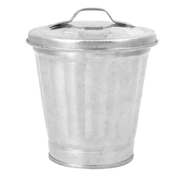 

waste bins 1pc creative mini tabletrash can simple storage pot flower with lid