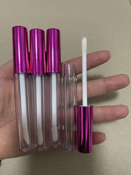 Garrafas de armazenamento frascos 10/20/30/50/100pcs 2,5 ml tubos de brilho labial fosco como tubo de batom vazio recipiente de embalagem cosmética transparente