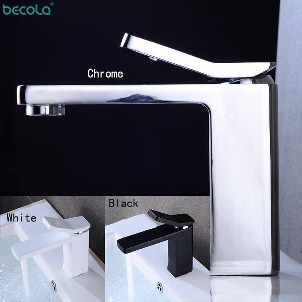 

bathroom sink faucets becola guard style faucet chrome and black cold water basin mixer tap brass made deck mounted