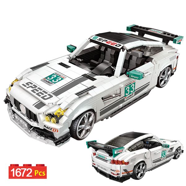 

1128pcs Mini City Technical Speed Racing Car Model Building Blocks Creator Classic Vehicle Moc Bricks Toys For Children Gifts