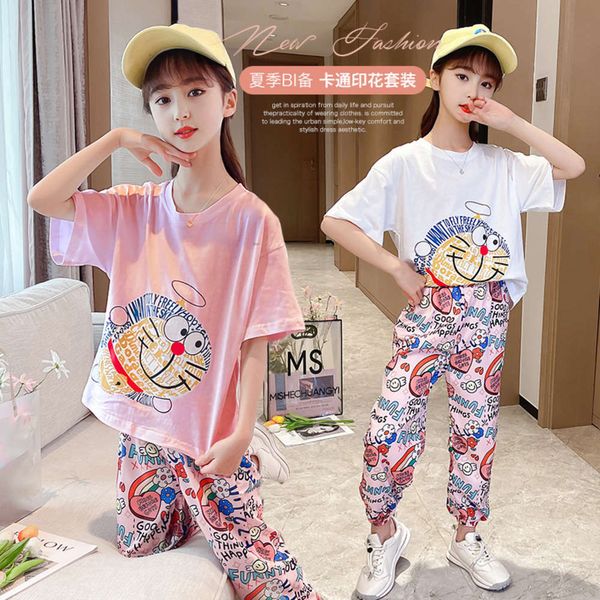 

girls' summer suit year korean children's dress, White