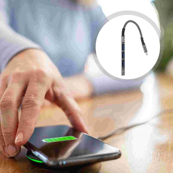 

hubs usb type-c hub portable lapdata 4 ports phone computer dock holder