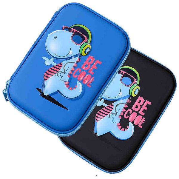 

pen bag men's large capacity simple stationery children's cartoon eva multifunctional waterproof 3d pencil box school gift