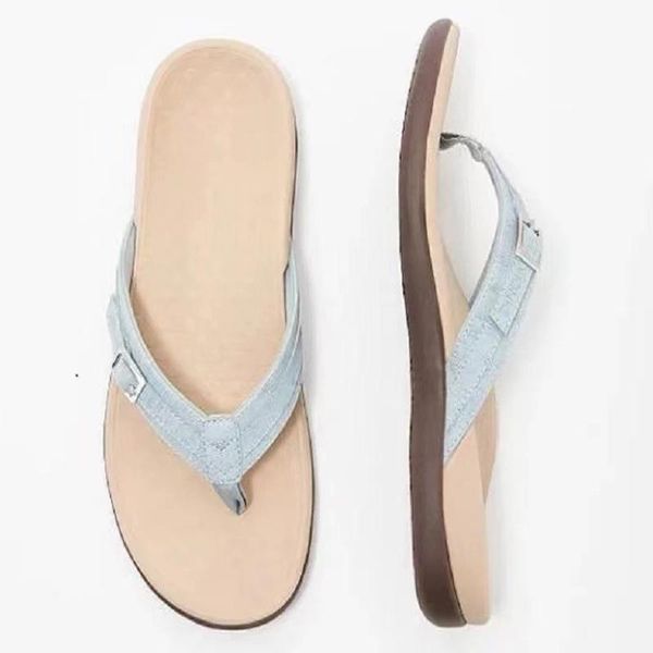 

slippers 2021 women summer fashion metal buckle slides shoes beach sandals outside platform leisure flip flops, Black