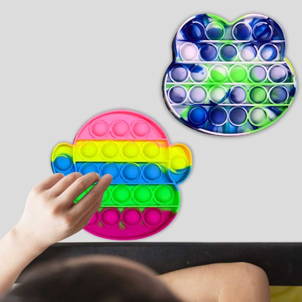 

1PC Push Popit Bubble Sensory Fidget Toy Autism Squishy Stress Reliever Toys Adult Kid Monkey Frog Pops It Fidget Toys Dropship