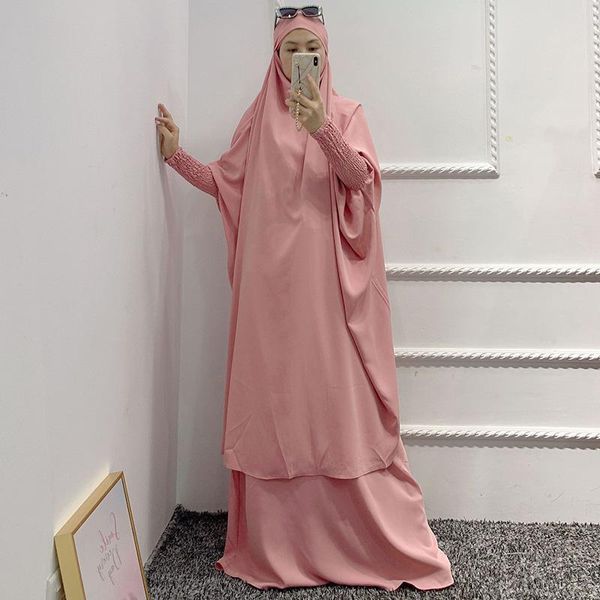 

ethnic clothing middle east arab kimono robe suit fashion muslim women plus size ramadan hijab long skirt abaya costume islamic, Red