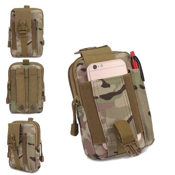 

outdoor bags army fan tactical pocket sports bag belt wear coin purse 5.6inch phone jogging city waist