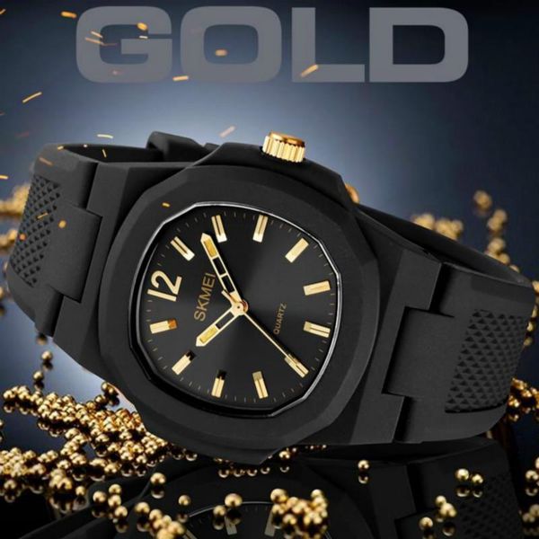 

wristwatches luxury quartz watch men's fashion brand skmei wristwatch business mens watches 50m waterproof clock for gift shockproof, Slivery;brown
