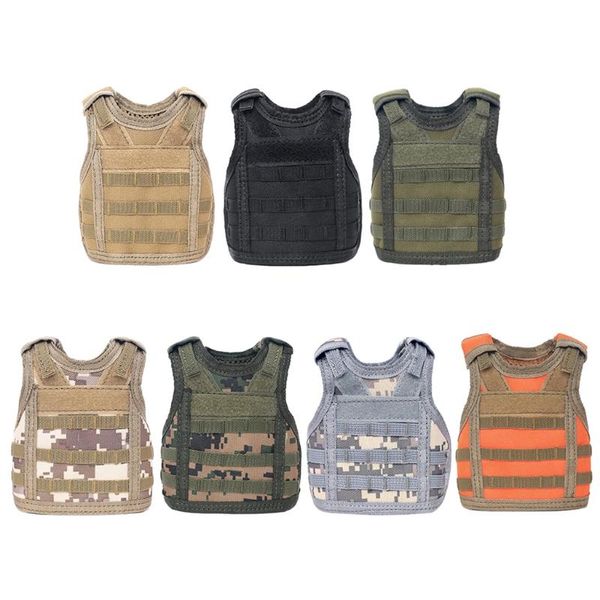 

beer bottle vest cover mini molle adjustable shoulder straps outdoor bags