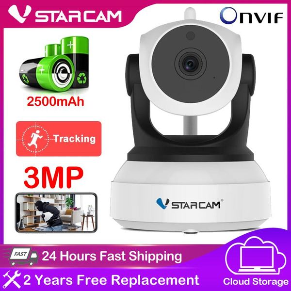 

cameras vstarcam 3mp ip camera wifi indoor 2500mah rechargeable battery ai auto tracking cctv surveillance security