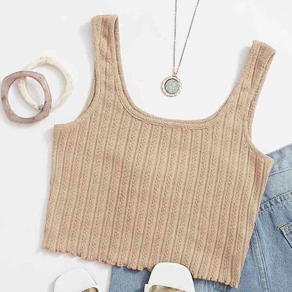 

25 seamless women tank harajuku solid sleeveless pullover vest tank crop shirts camisole plus size korean style halter, White