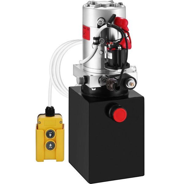 

hydraulic tools 4 quart single acting pump dump trailer remote 12 volt unloading
