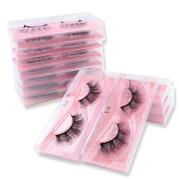 

wholesale 3d mink lash 20/30/50/100 pairs cruelty lashes false eyelash reusable natural eyelashes fake makeup