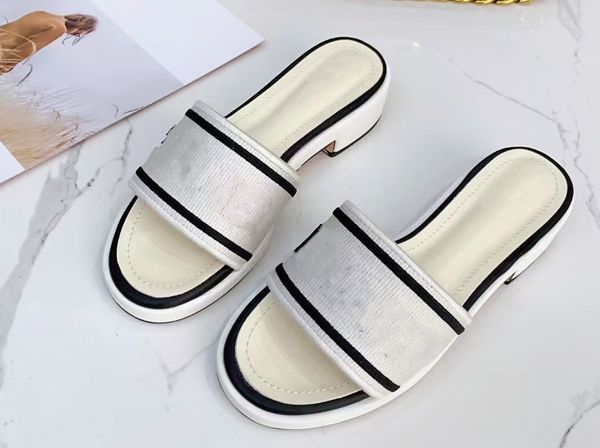 

lady slippers women designers flat slides sandals summer flip flops good quality outdoor beach shoes non slip comfort vacation cool causal, Black