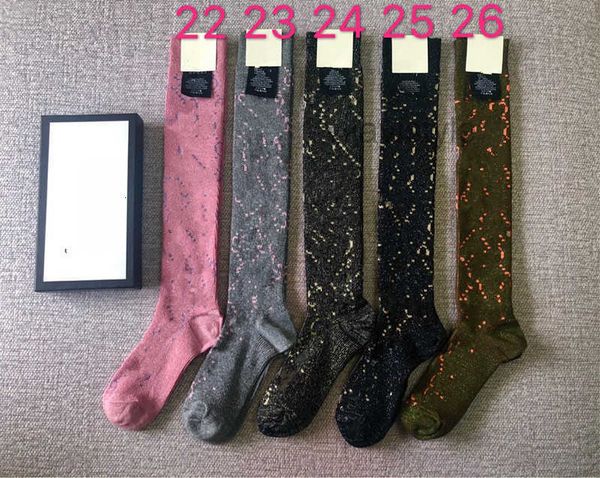 

luxury socks hosiery dress cotton hosiery sock for women 42 colors fashion ladi girls streetwear autumn winter thick warm gold wire sports s, Black;white