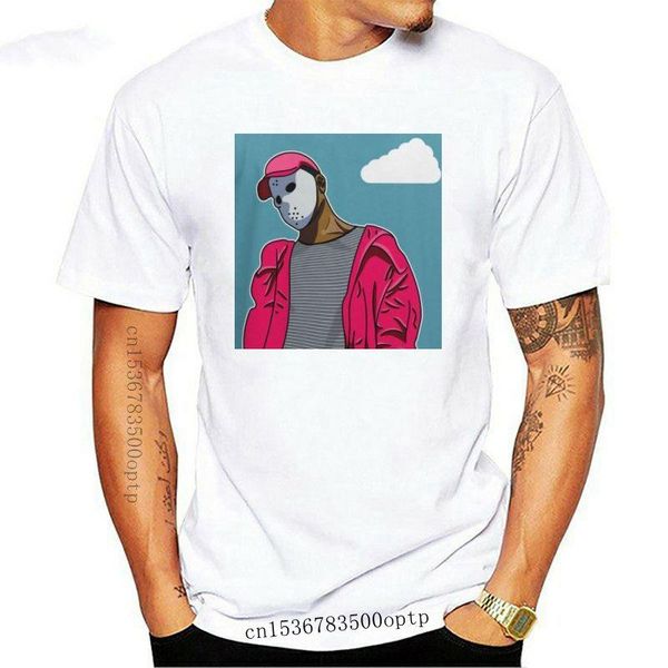 

men's t-shirts ski mask the slump god natural cotton tee shirt amazing plus size homme t-shirt, White;black